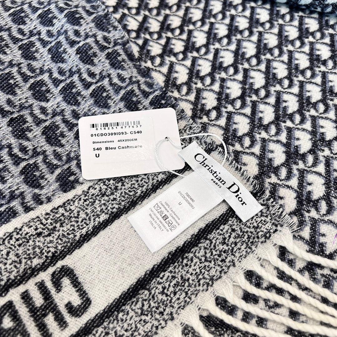 DIOR SCARF 200 CM IN CASHMERE 667139