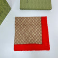 GUCCI 25S SCARF 140 IN CASHMERE 740367
