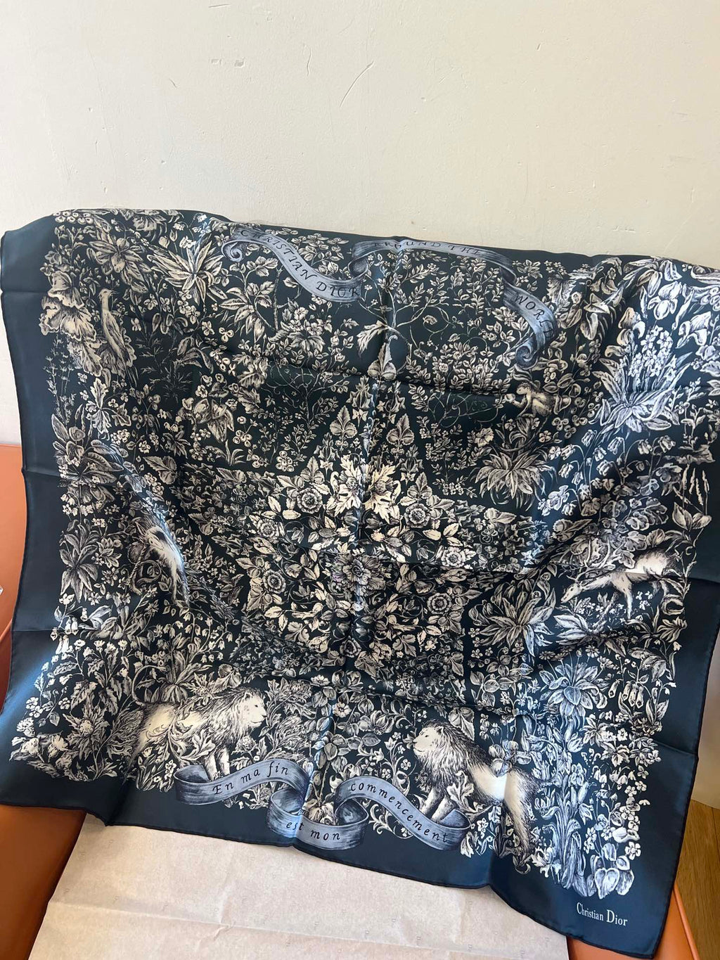 DIOR SCARF 90 IN SILK 627643