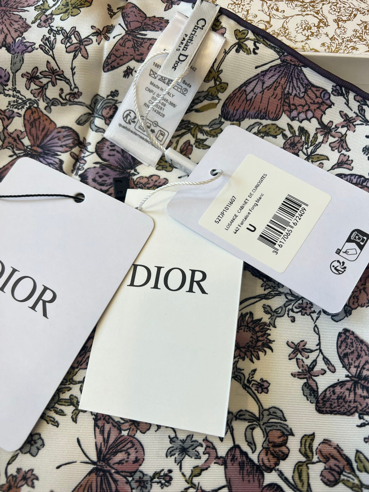 DIOR SCARF 90 CM IN SILK 627640