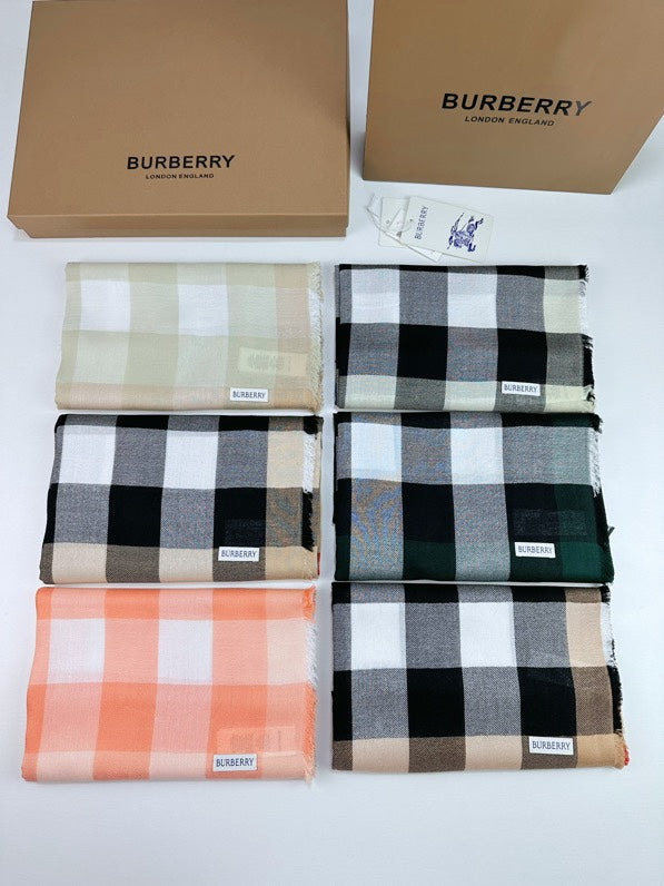 BURBERRY BBR SCARF 200 CM IN CASHMERE 740382
