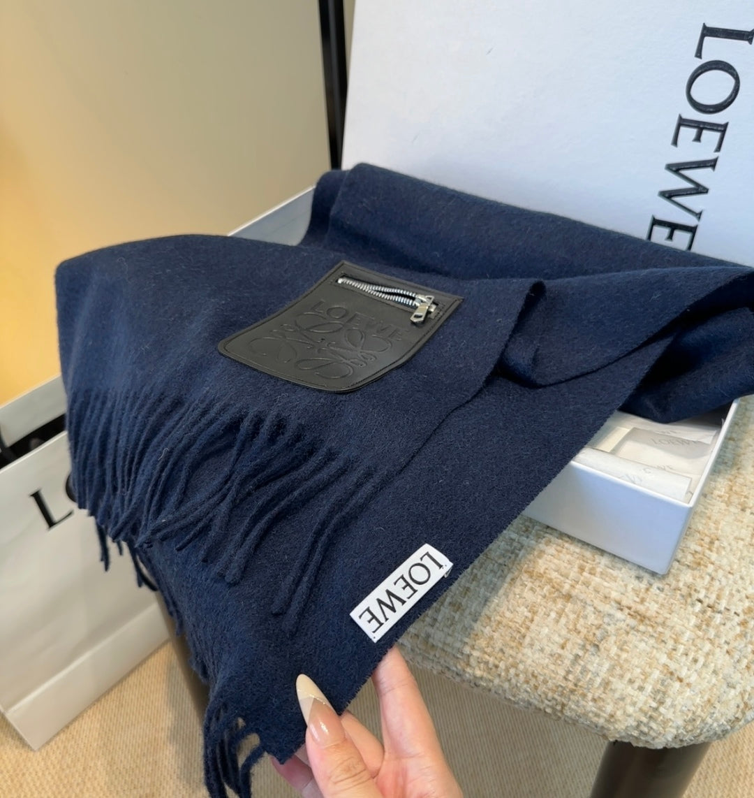 LOEWE 25S SCARF 180 IN CASHMERE 858213