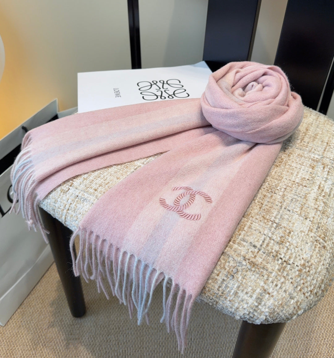 CHANEL 25S SCARF 180 CM IN CASHMERE 942892