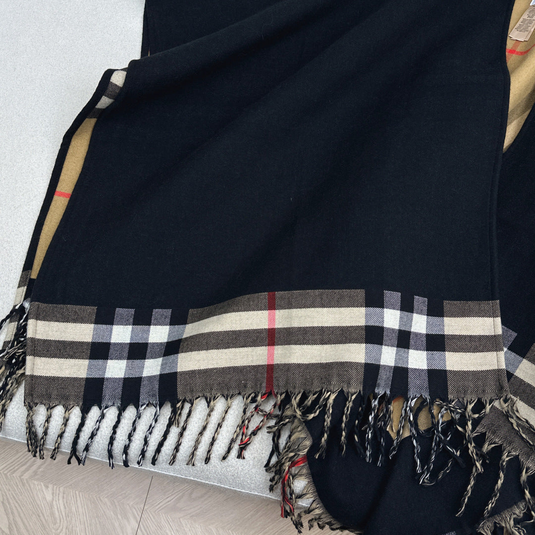 BURBERRY 25S PLAID KNITTED SCARF 127