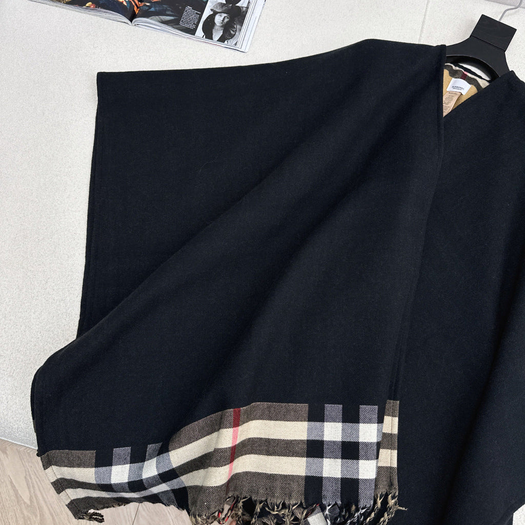 BURBERRY 25S PLAID KNITTED SCARF 127