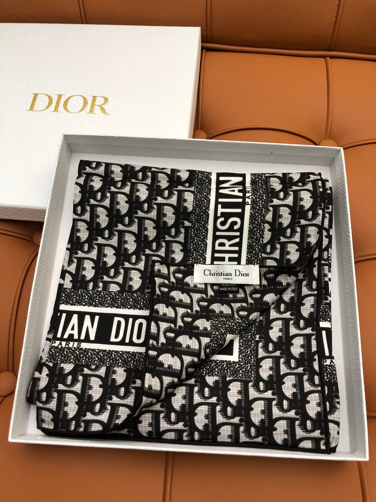 DIOR SCARF 90 IN SILK 704589