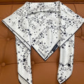 CHANEL 25S SCARF 90 IN SILK 704602
