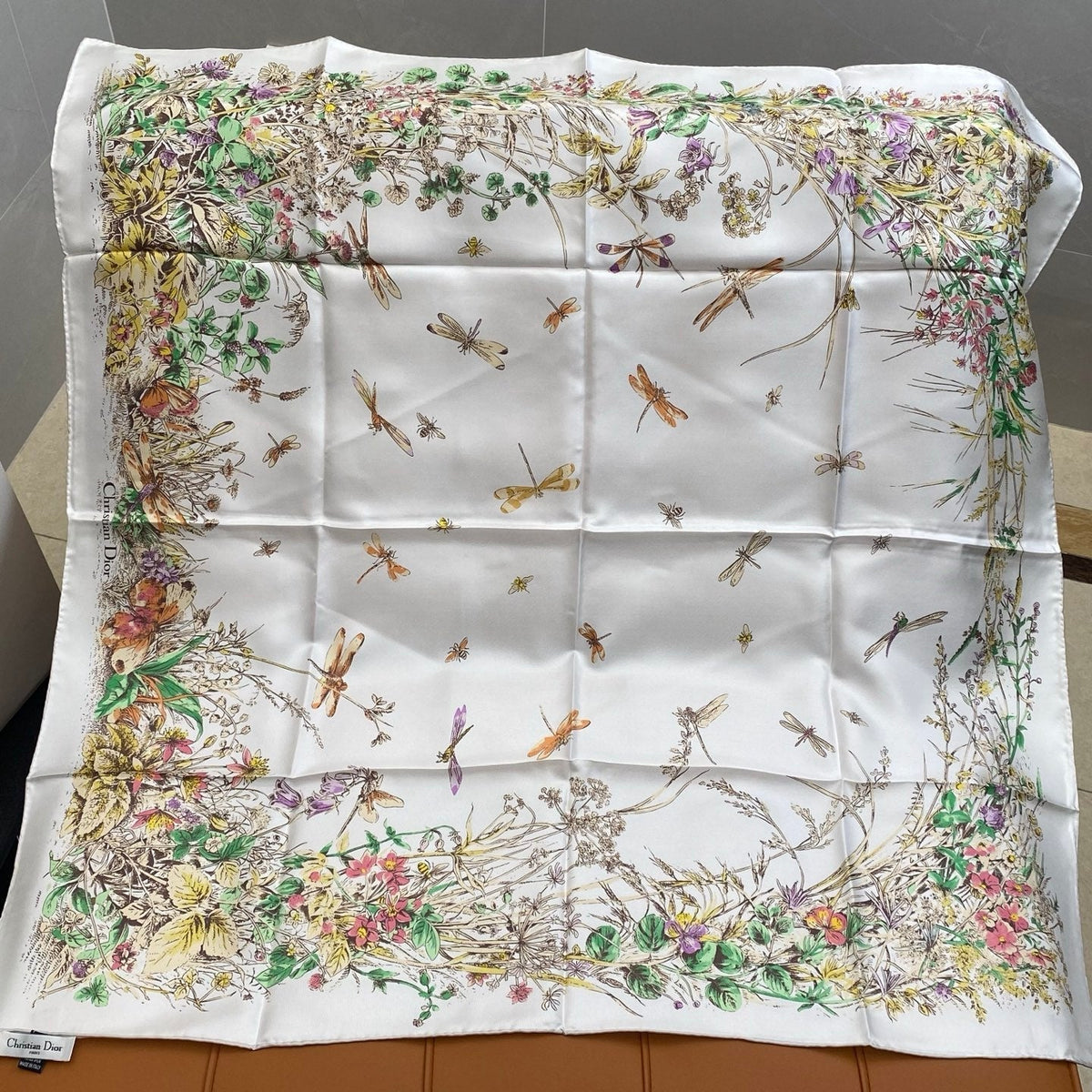 DIOR SCARF 90 CM IN SILK FABRIC 703663
