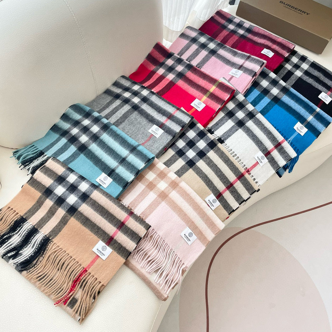 BURBERRY BBR SCARF 180 CM IN CASHMERE 522311