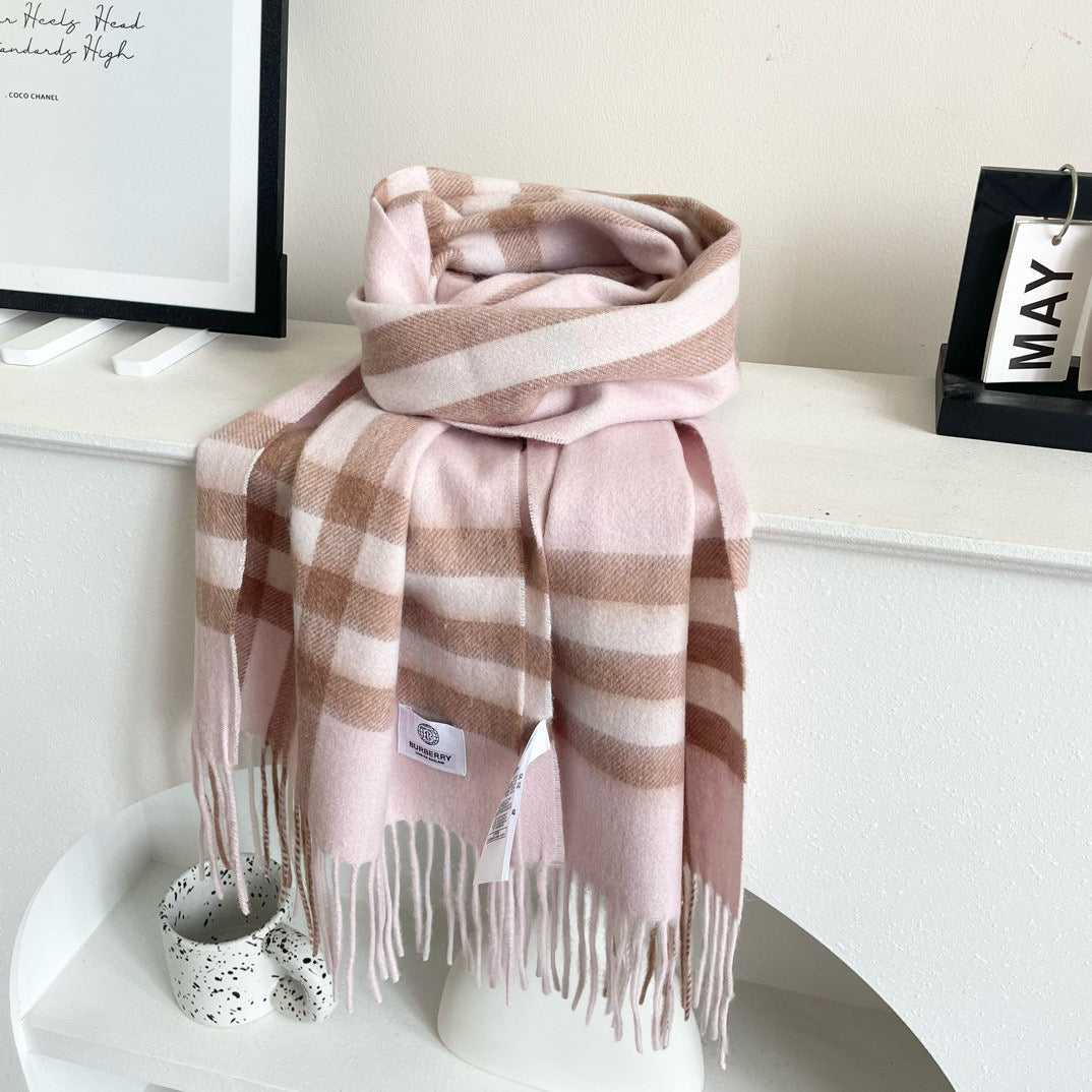 BURBERRY BBR SCARF 180 CM IN CASHMERE 522314