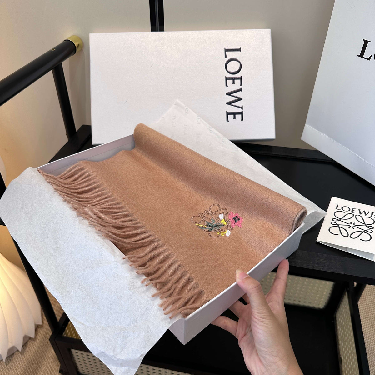 LOEWE 25S SCARF 180 IN CASHMERE 858193