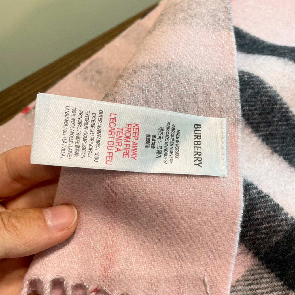 BURBERRY BBR SCARF 180 CM IN CASHMERE 509660