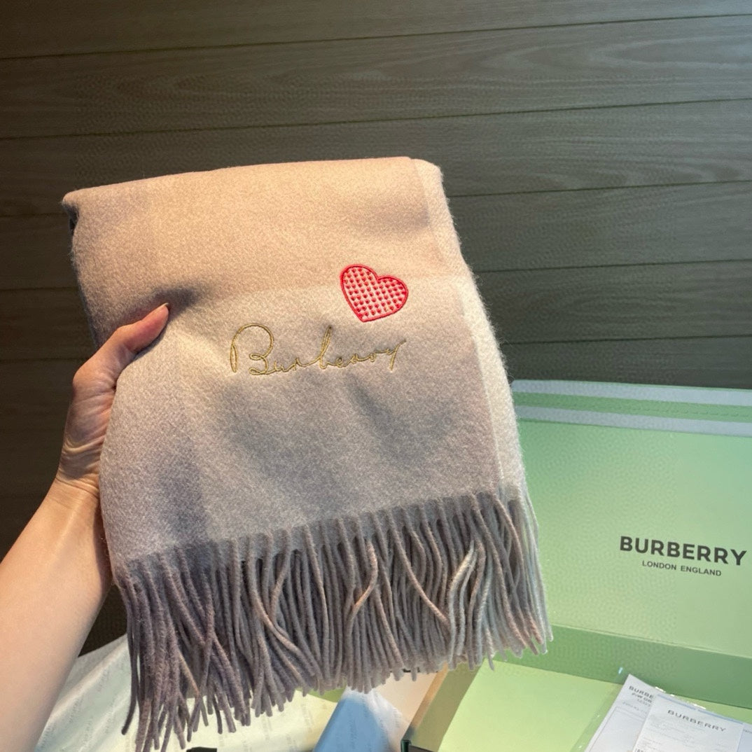 BURBERRY BBR SCARF 180 CM IN CASHMERE 490019