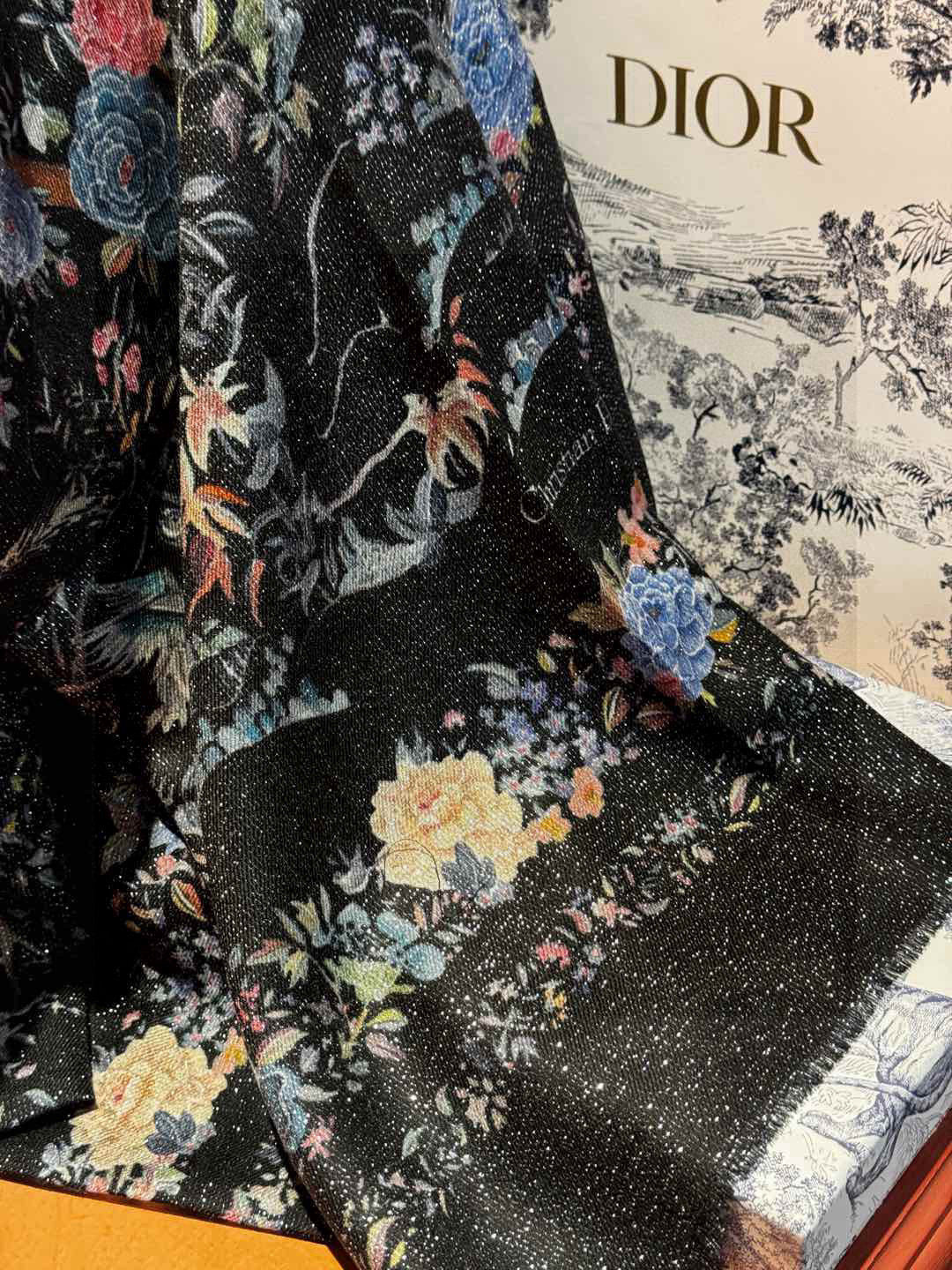 DIOR SCARF 200 CM IN CASHMERE 663788