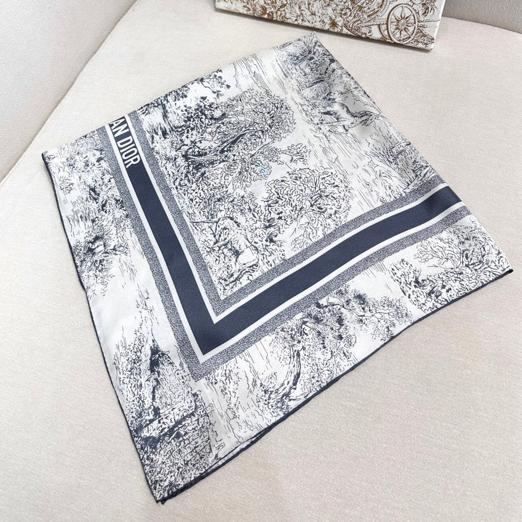 DIOR SCARF 90 CM IN SILK FABRIC 724823