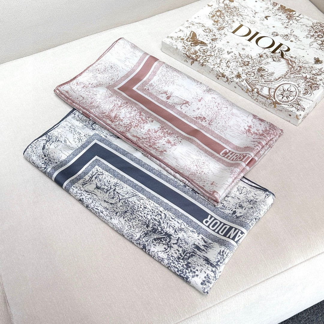 DIOR SCARF 90 CM IN SILK 655942