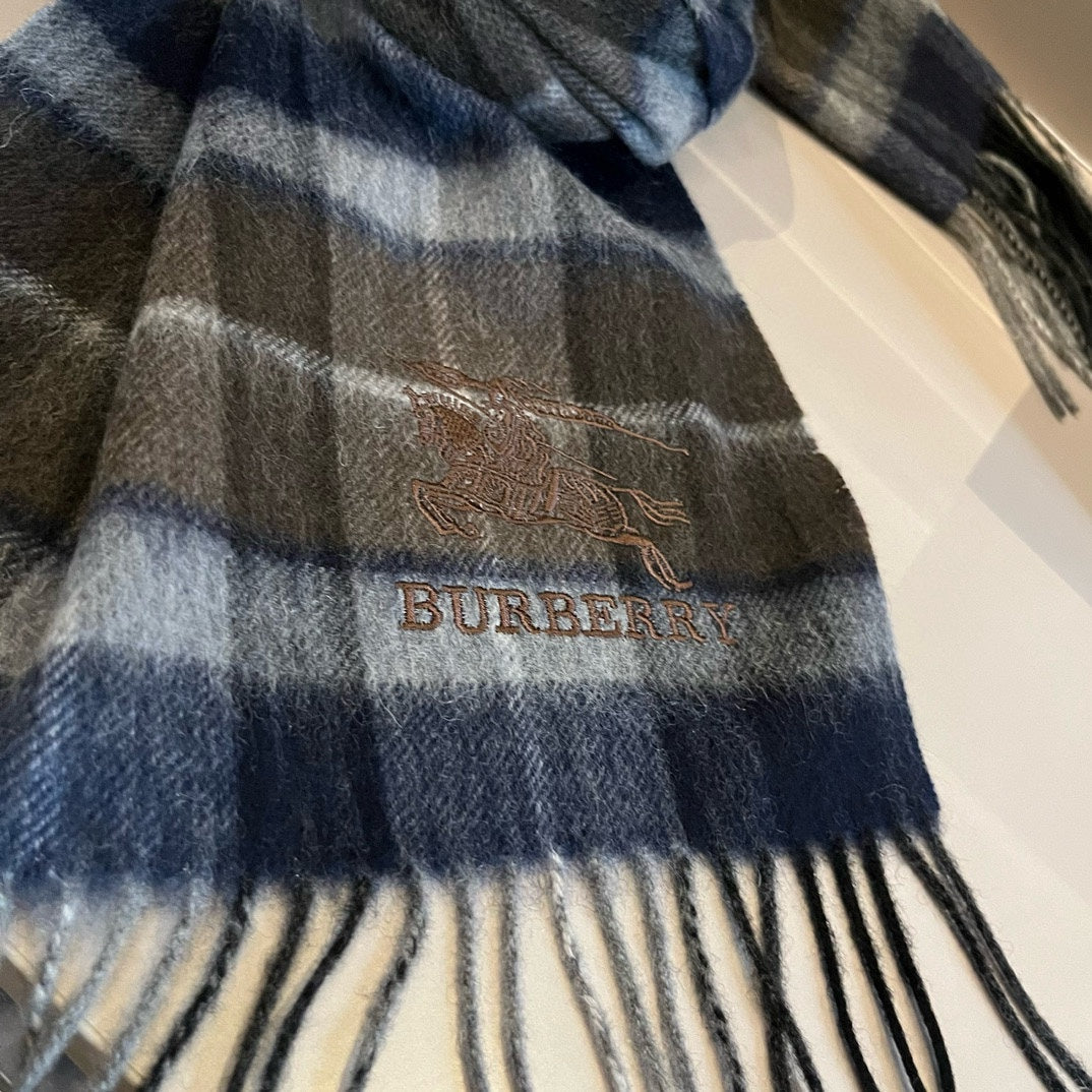 BURBERRY BBR SCARF 180 CM IN CASHMERE 489751