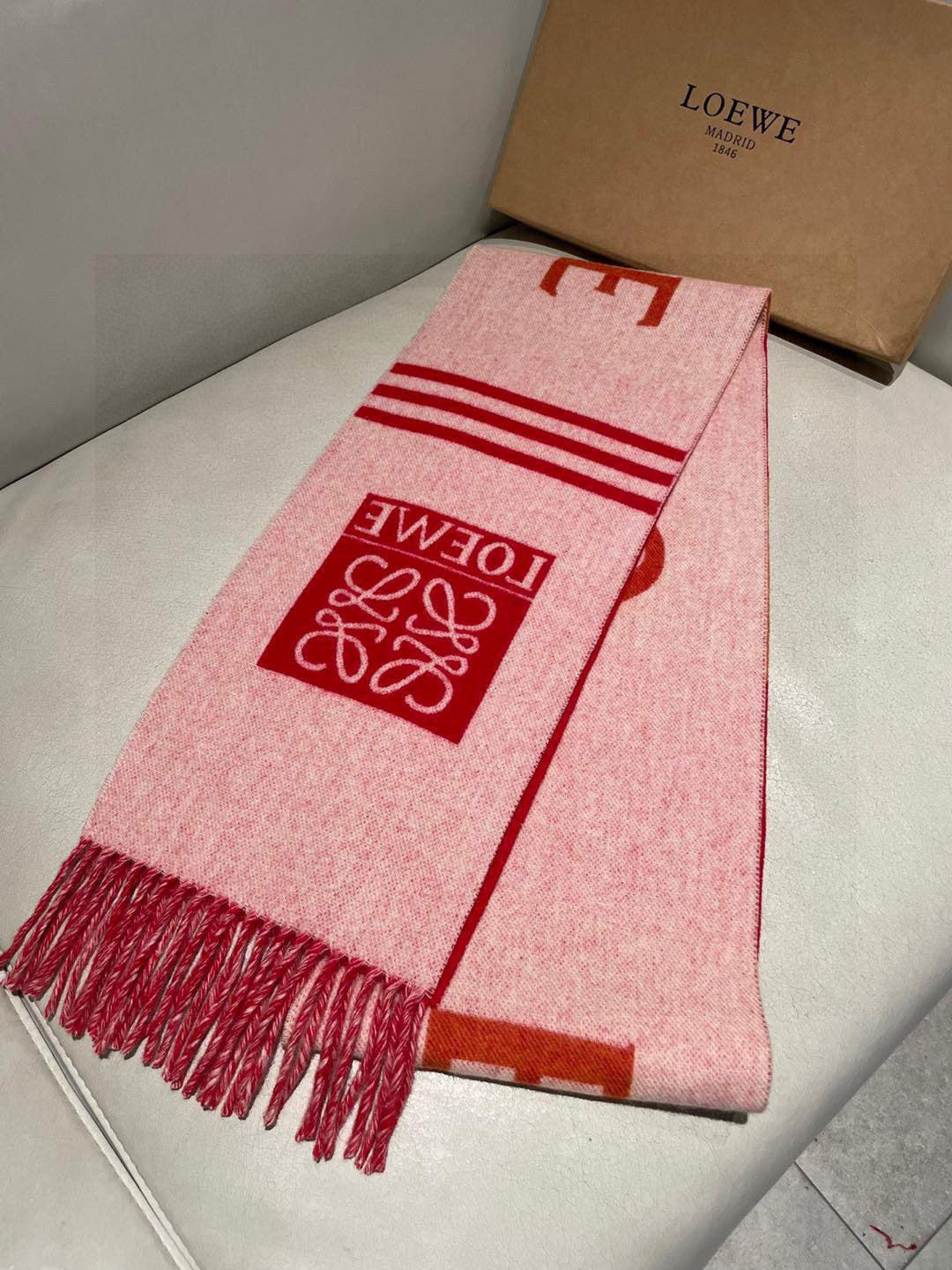 LOEWE 25S SCARF 190 IN CASHMERE 856522